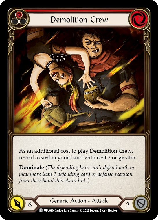 Image for Demolition Crew (Red) [Blitz Deck: Outsiders - Uzuri]