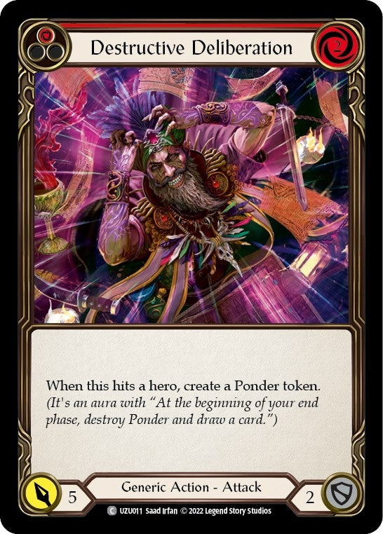 Image for Destructive Deliberation (Red) [Blitz Deck: Outsiders - Uzuri]