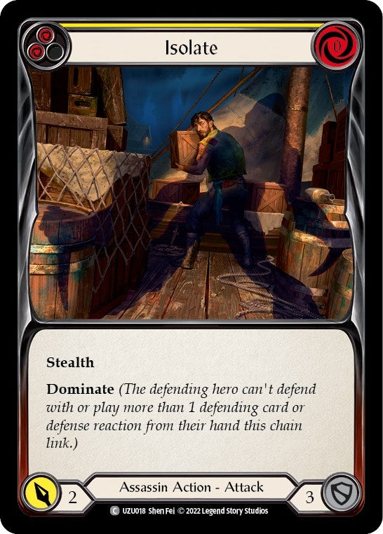 Image for Isolate (Yellow) [Blitz Deck: Outsiders - Uzuri]