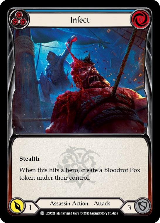 Image for Infect (Blue) [Blitz Deck: Outsiders - Uzuri]