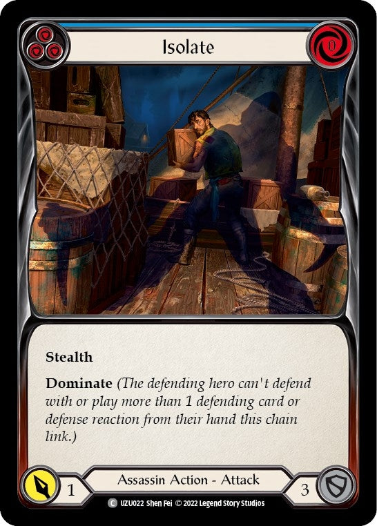 Image for Isolate (Blue) [Blitz Deck: Outsiders - Uzuri]