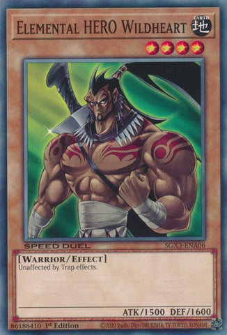 Elemental HERO Wildheart (SGX3-ENA06) [SGX3]
