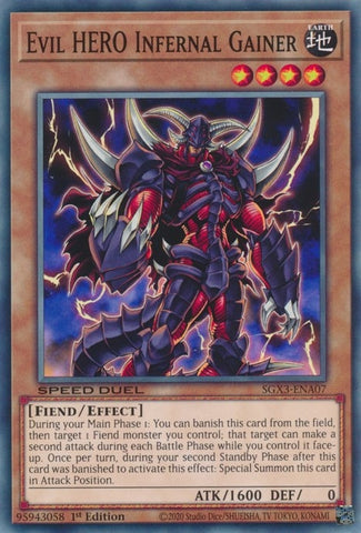 Evil HERO Infernal Gainer (SGX3-ENA07) [SGX3]