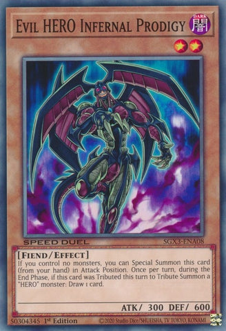 Evil HERO Infernal Prodigy (SGX3-ENA08) [SGX3]