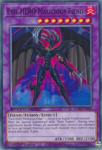 Evil HERO Malicious Fiend (SGX3-ENA21) [SGX3]