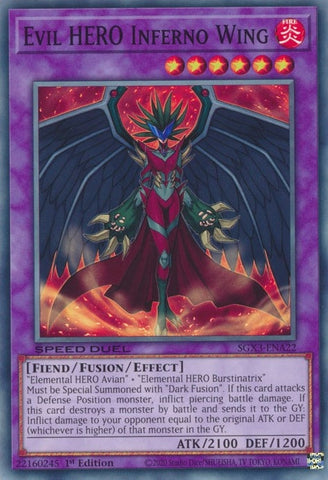 Evil HERO Inferno Wing (SGX3-ENA22) [SGX3]