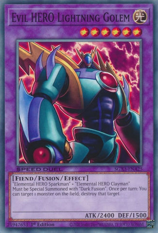 Evil HERO Lightning Golem (SGX3-ENA25) [SGX3]