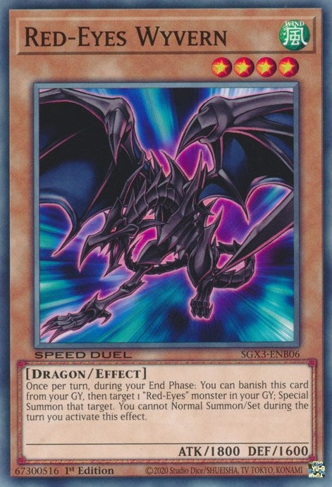 Red Eyes Wyvern (SGX3-ENB06) [SGX3]
