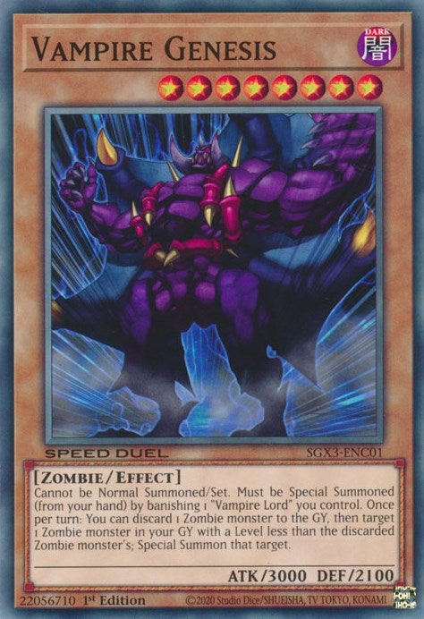 Vampire Genesis (SGX3-ENC01) [SGX3]