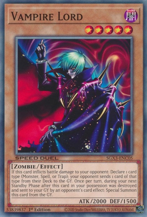 Vampire Lord (SGX3-ENC05) [SGX3]