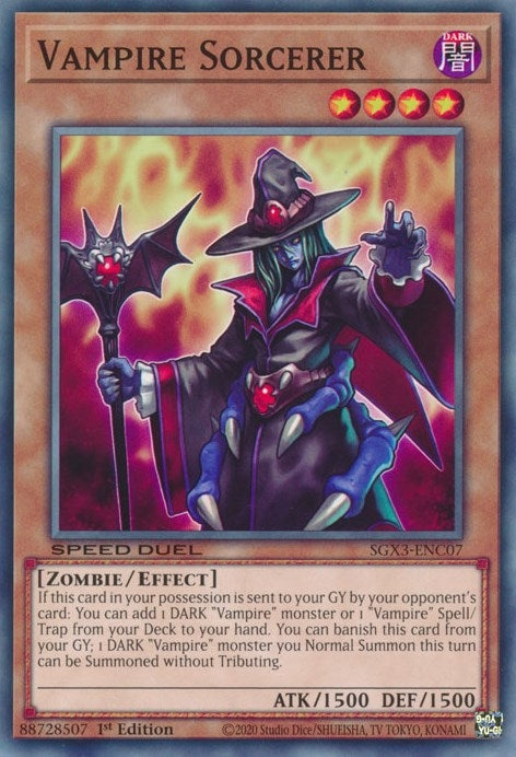 Vampire Sorcerer (SGX3-ENC07) [SGX3]