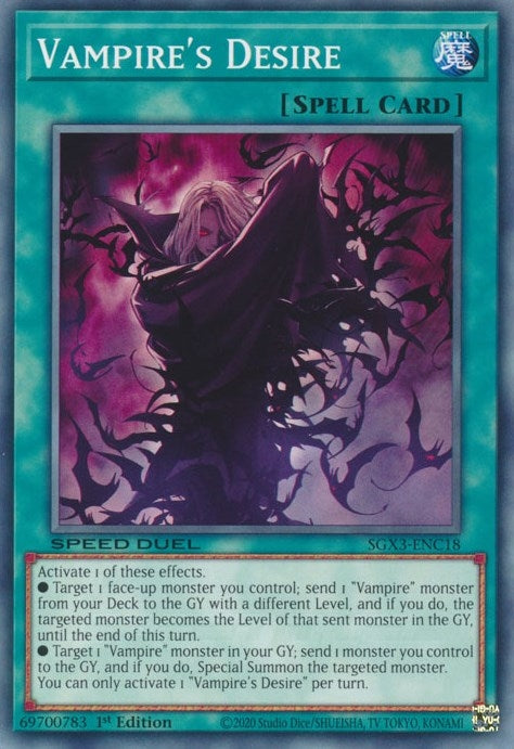 Vampires Desire (SGX3-ENC18) [SGX3]