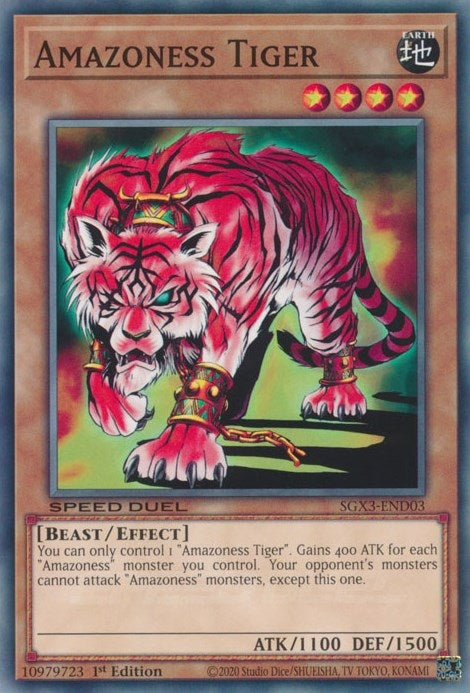 Amazoness Tiger (SGX3-END03) [SGX3]