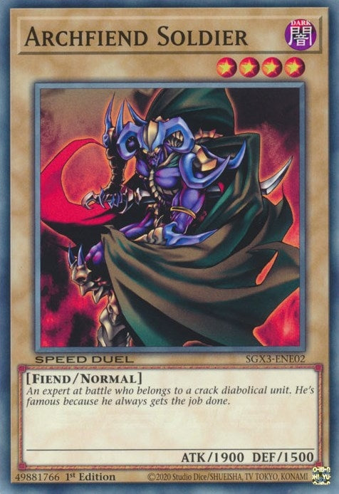 Archfiend Soldier (SGX3-ENE02) [SGX3]