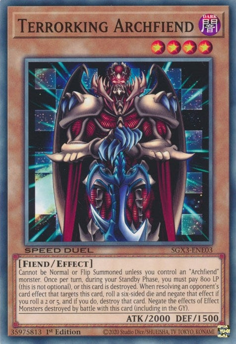 Terrorking Archfiend (SGX3-ENE03) [SGX3]