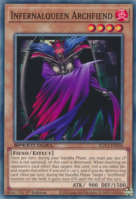 Infernalqueen Archfiend (SGX3-ENE04) [SGX3]