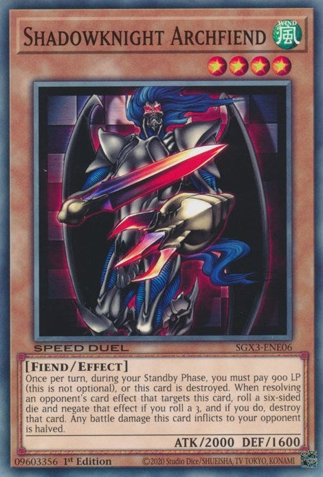 Shadowknight Archfiend (SGX3-ENE06) [SGX3]