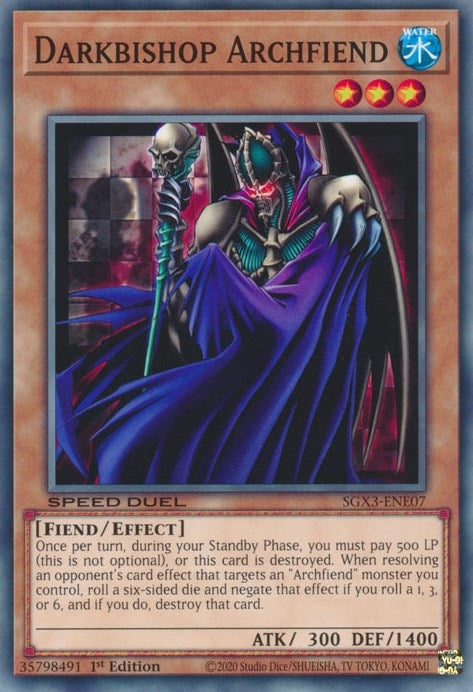 Darkbishop Archfiend (SGX3-ENE07) [SGX3]