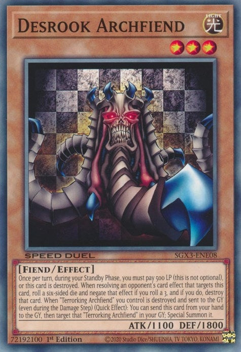 Desrook Archfiend (SGX3-ENE08) [SGX3]