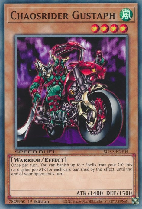 Chaosrider Gustaph (SGX3-ENF04) [SGX3]