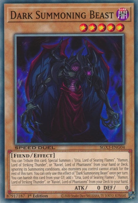 Dark Summoning Beast (SGX3-ENG04) [SGX3]