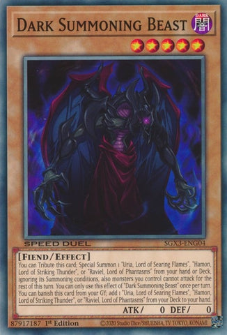 Dark Summoning Beast (SGX3-ENG04) [SGX3]
