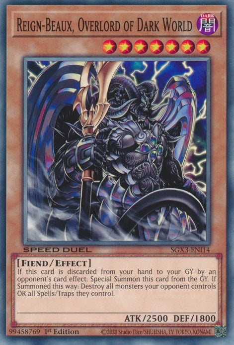 Reign Beaux Overlord of Dark World (SGX3-ENI14) [SGX3]