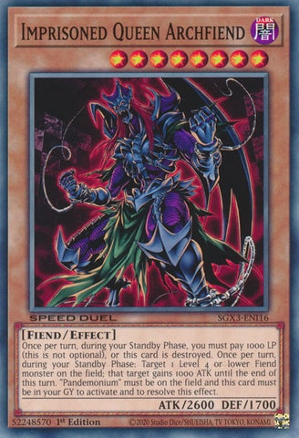 Imprisoned Queen Archfiend (SGX3-ENI16) [SGX3]