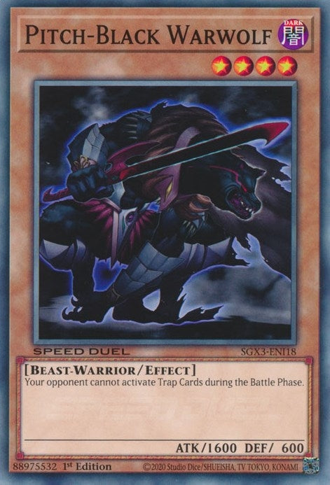 Pitch Black Warwolf (SGX3-ENI18) [SGX3]
