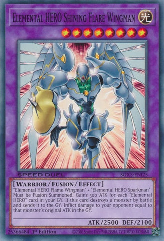 Elemental HERO Shining Flare Wingman (SGX3-ENI25) [SGX3]