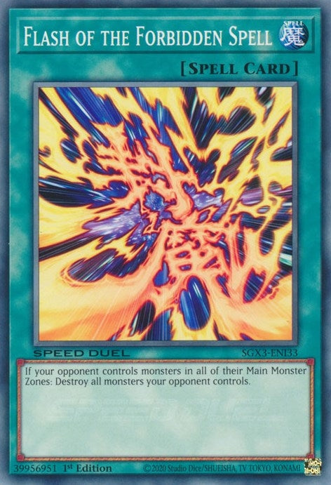 Flash of the Forbidden Spell (SGX3-ENI33) [SGX3]