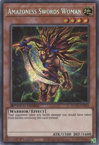 Amazoness Swords Woman Secret Rare (SGX3-END02) [SGX3]