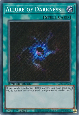 Allure of Darkness Secret Rare (SGX3-ENI30) [SGX3]