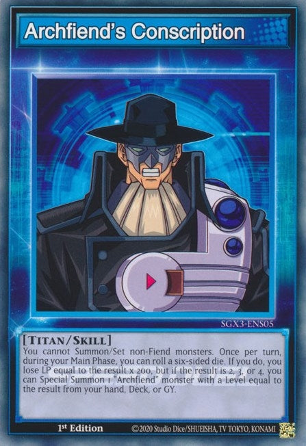 Archfiends Conscription (SGX3-ENS05) [SGX3]