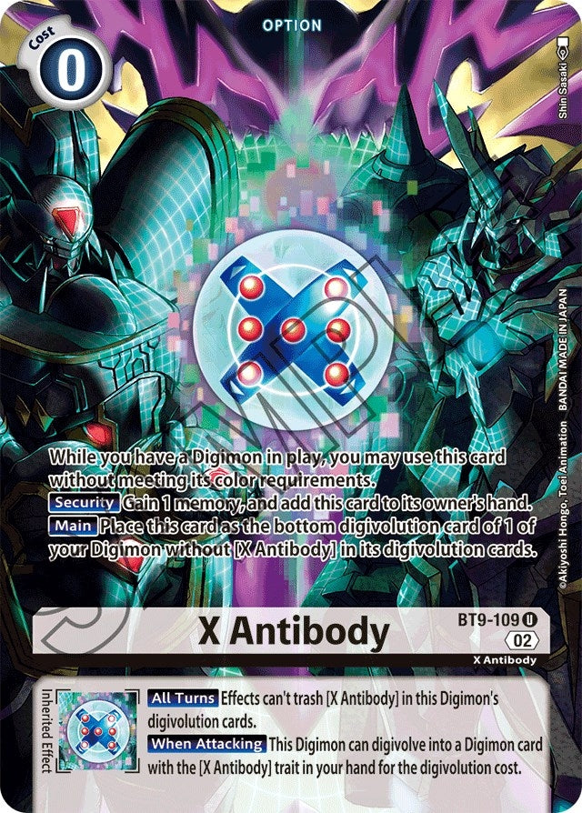 Image for X Antibody (Alternate Art) [Starter Deck 14: Beelzemon Advanced Deck Set]