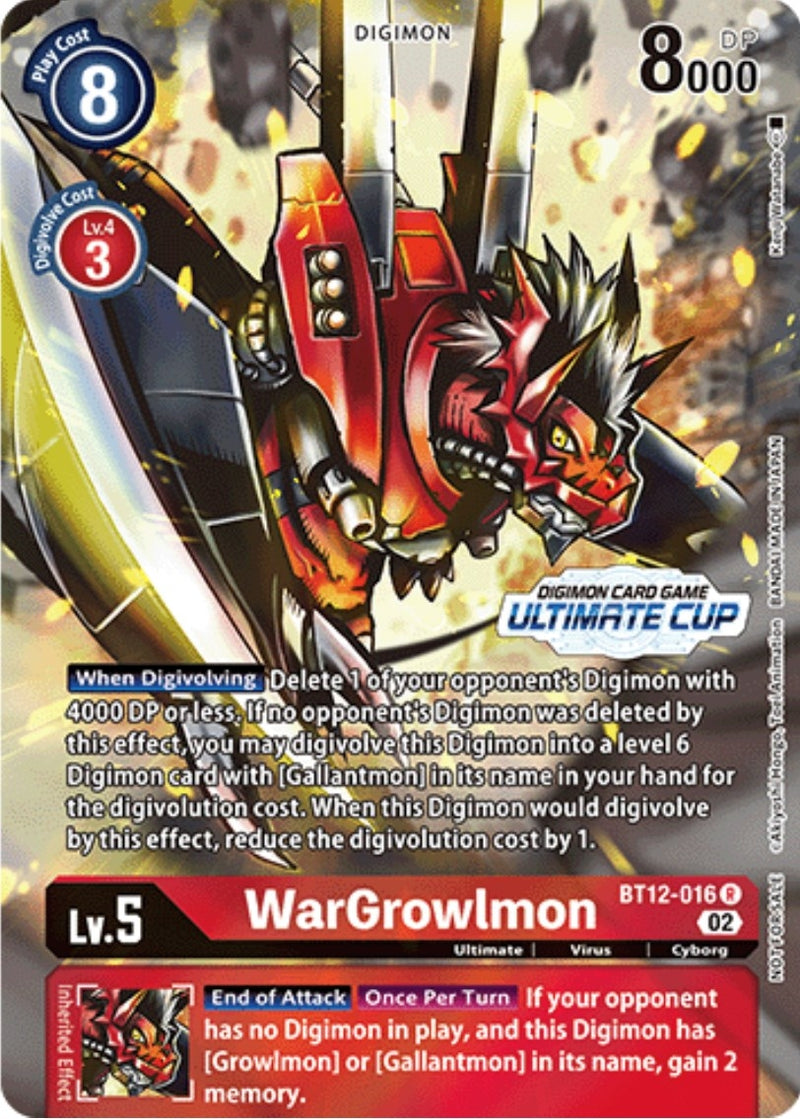 Image for WarGrowlmon (Ultimate Cup) [Across Time]