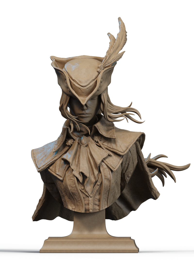 Lady Maria Resin Bust - view 1
