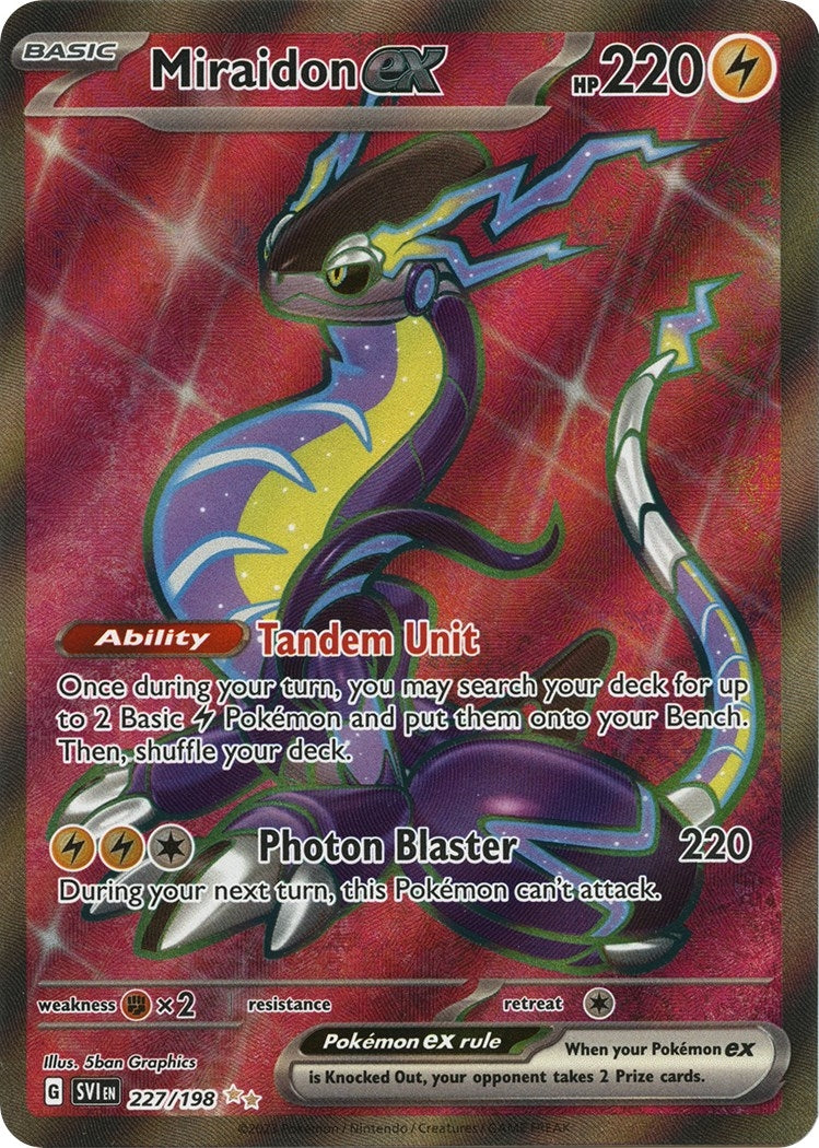 Miraidon ex 227 198 (227/198) [SV1]