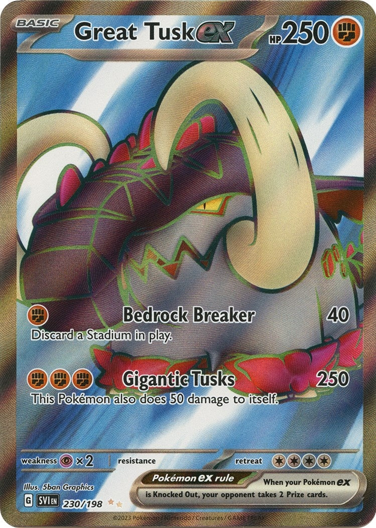 Great Tusk ex 230 198 (230/198) [SV1]
