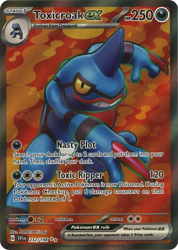 Toxicroak ex 232 198 (232/198) [SV1]