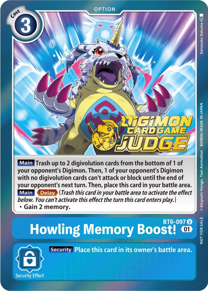 Image for Howling Memory Boost! (Judge Pack 3) [Double Diamond]