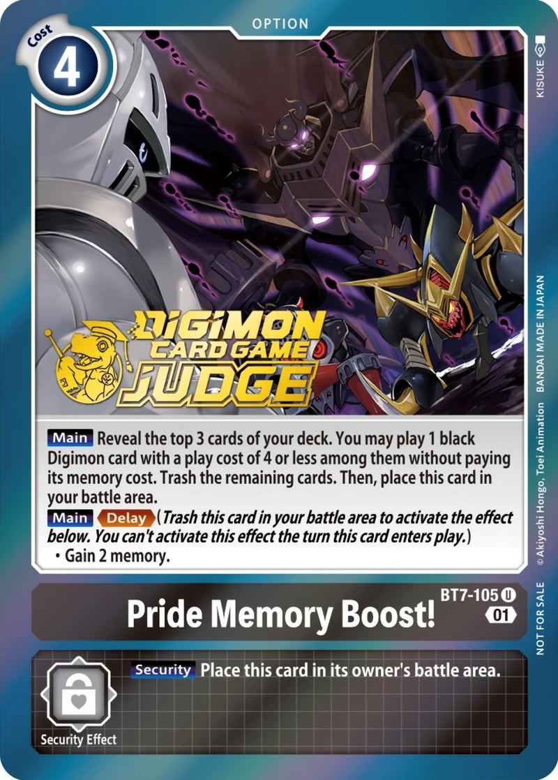 Image for Pride Memory Boost! (Judge Pack 3) [Next Adventure]