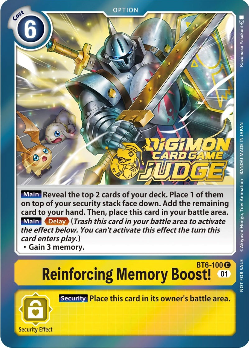 Image for Reinforcing Memory Boost! (Judge Pack 3) [Double Diamond]