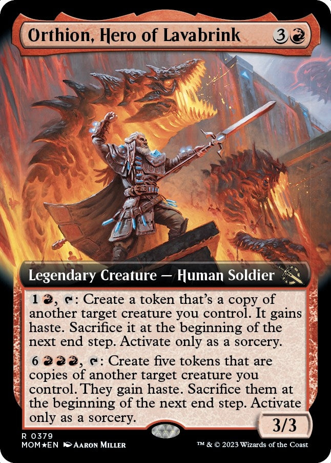 Orthion Hero of Lavabrink Extended Art (379) [MOM]