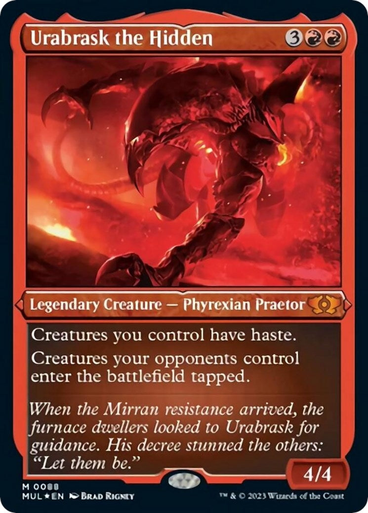 Urabrask the Hidden Foil Etched (88) [MUL]