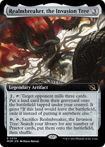 Realmbreaker the Invasion Tree Extended Art (374) [MOM]