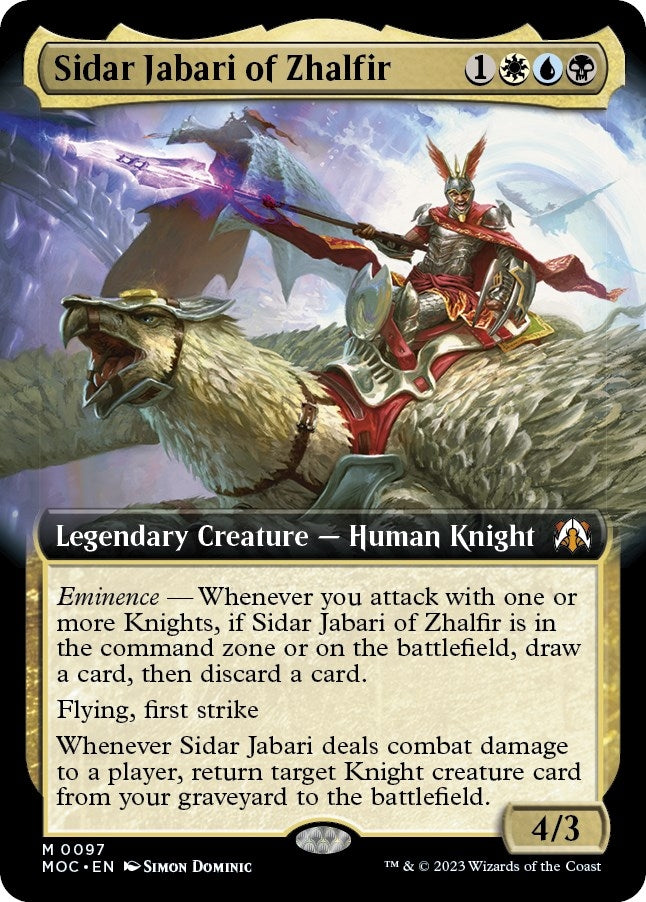 Sidar Jabari of Zhalfir Extended Art (97) [MOC]