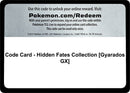 Code Card Hidden Fates Collection Gyarados GX [HIF]
