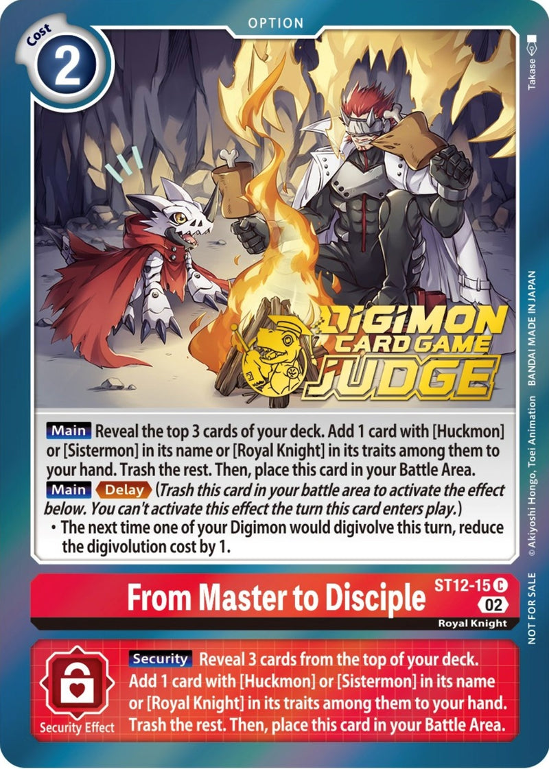 Image for From Master to Disciple (Judge Pack 3) [Starter Deck 12: Jesmon]