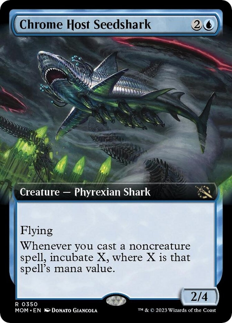 Chrome Host Seedshark Extended Art (350) [MOM]